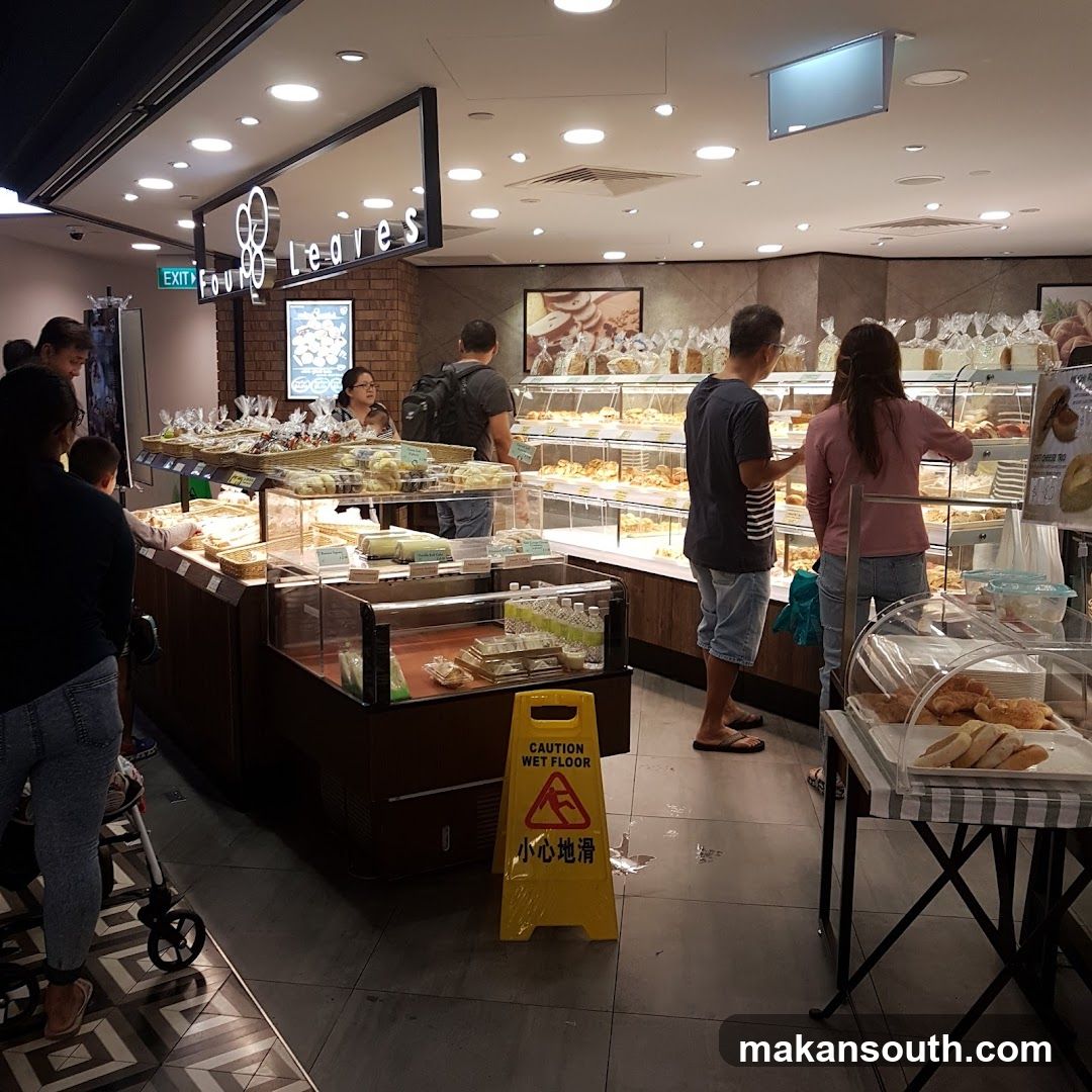 Bakery Interior with Customers
