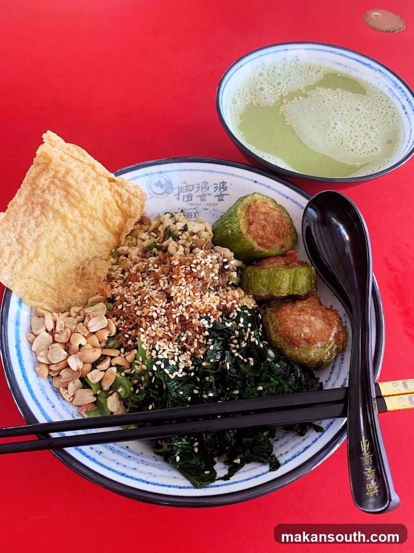 Food Bowl with Side Dish and Drink