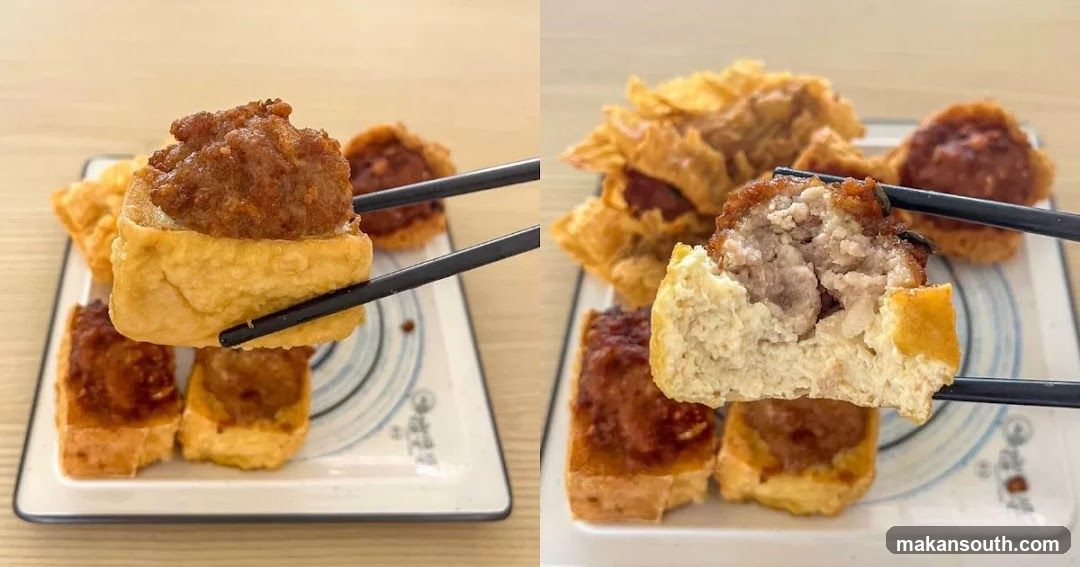 Fried Dough with Meatball Filling
