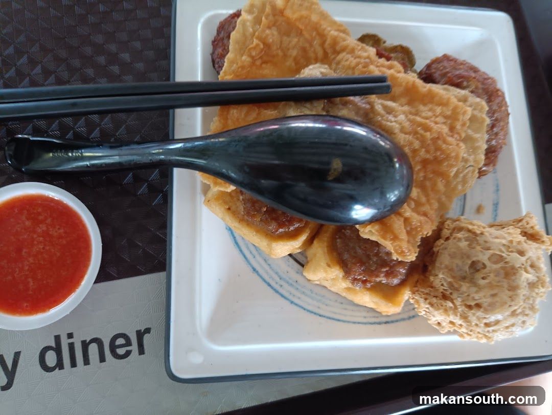 Fried Food with Sauce