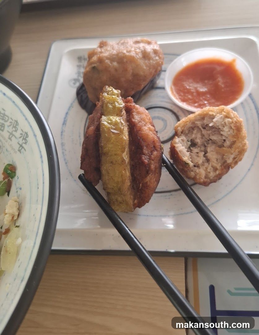 Fried Food with Sauce