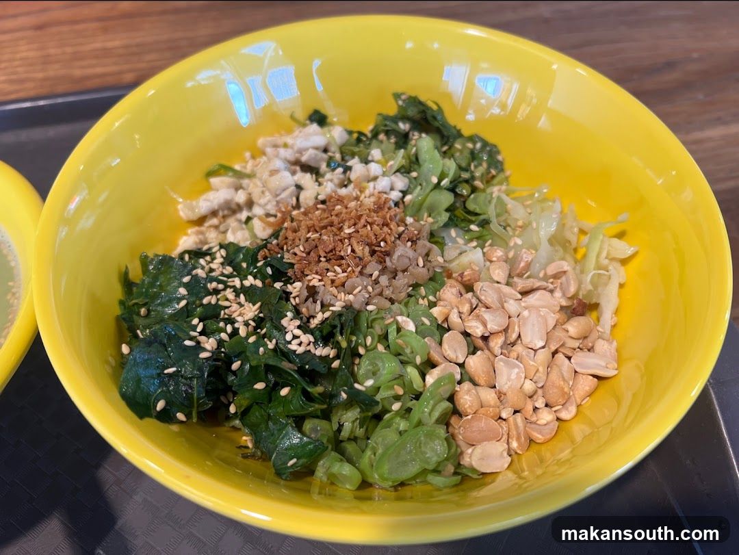 Bowl of Salad with Toppings