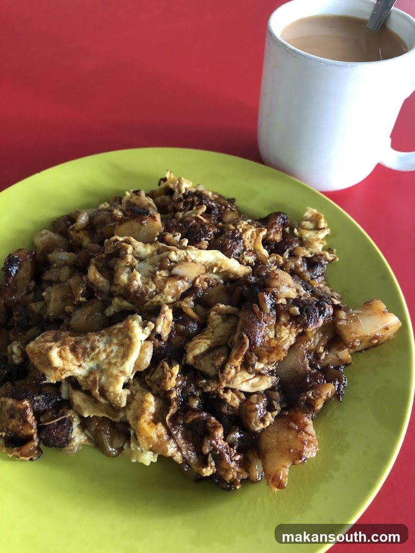 Fried Rice with Egg and Coffee