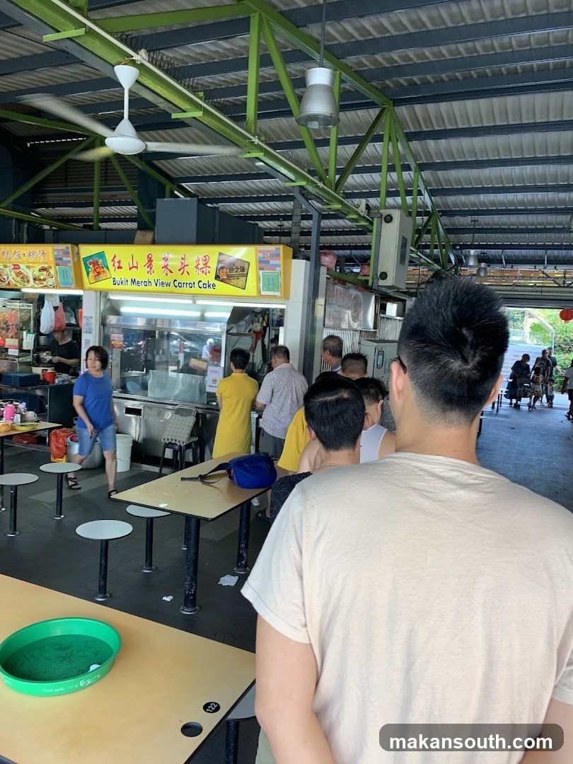 Food Stall Interior Scene