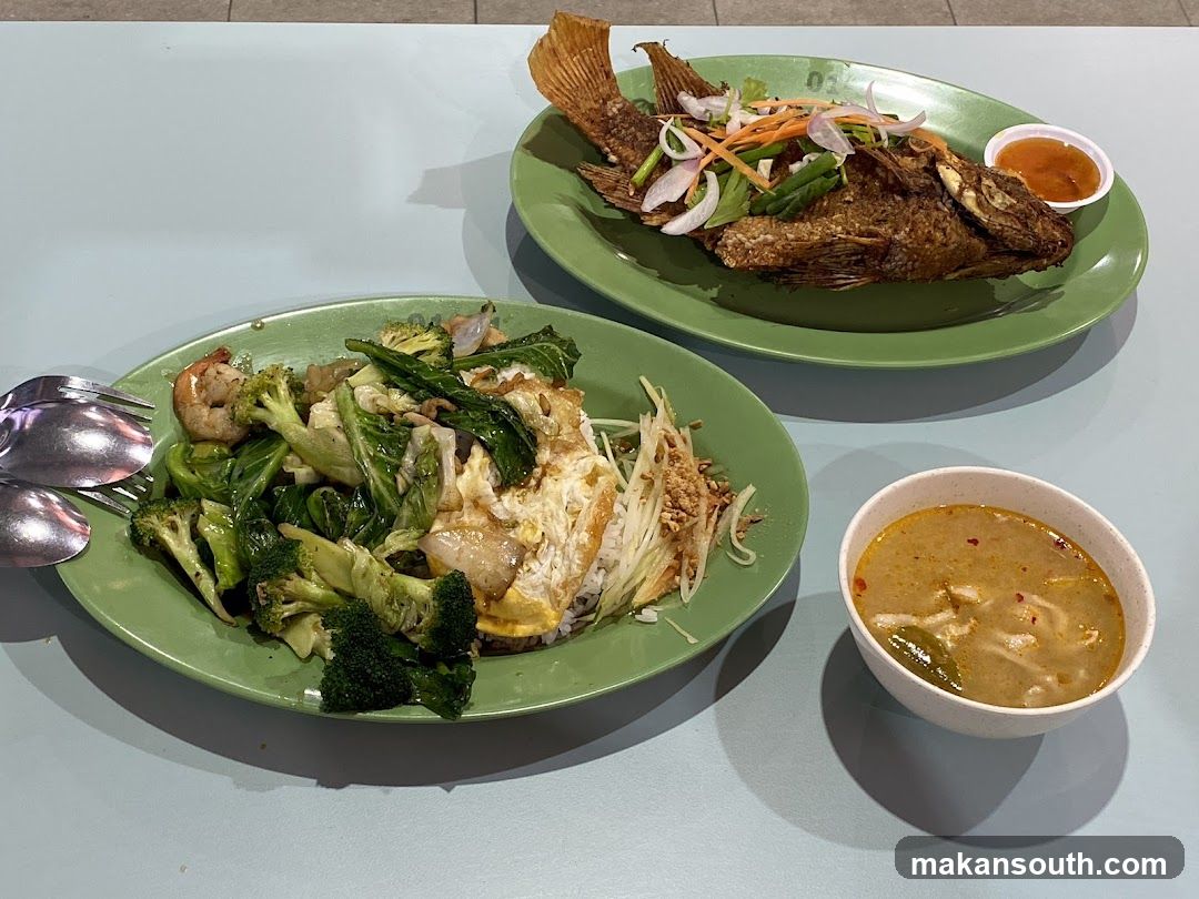 Food Table Setting