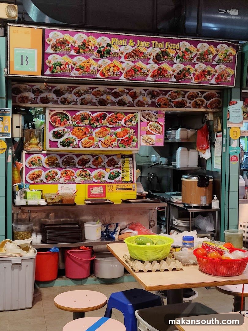 Thai Food Stall Interior