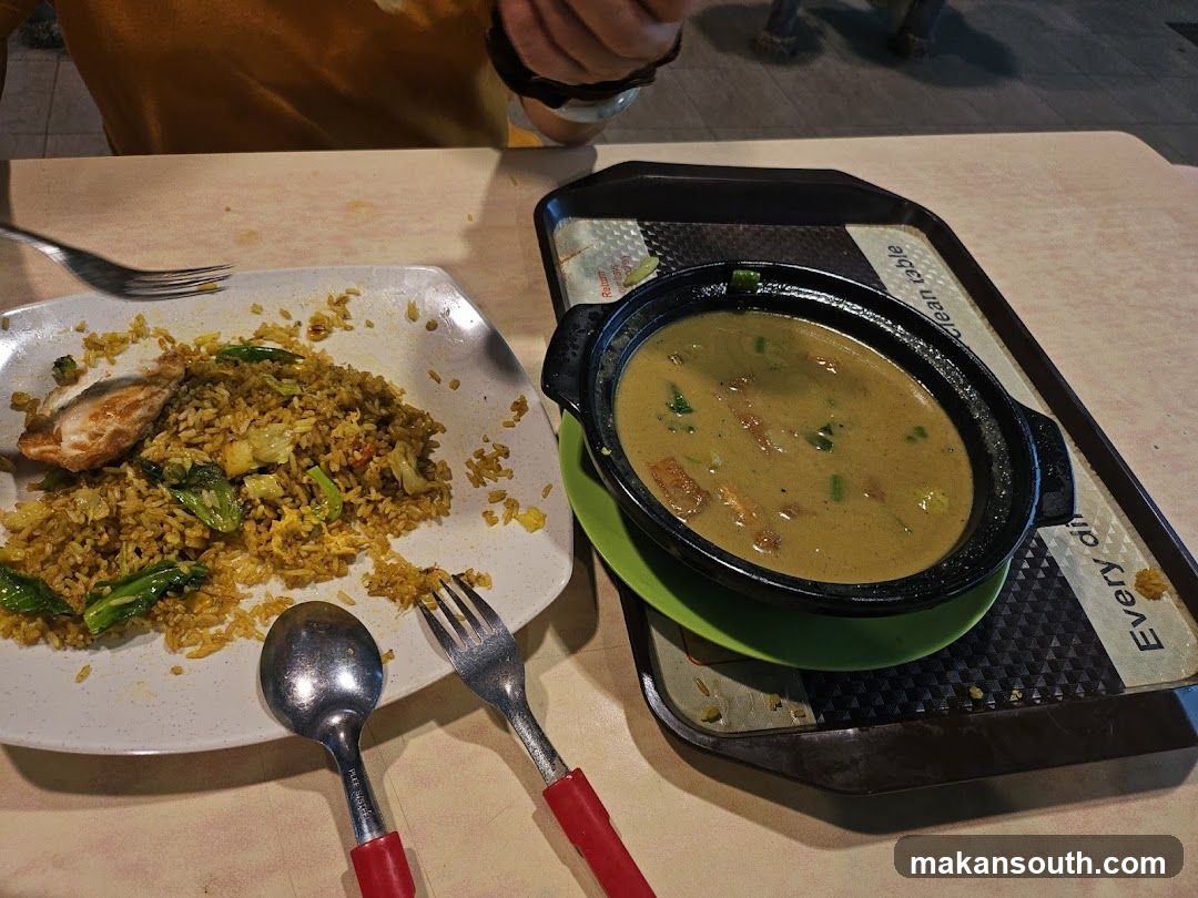 Meal at a casual dining spot