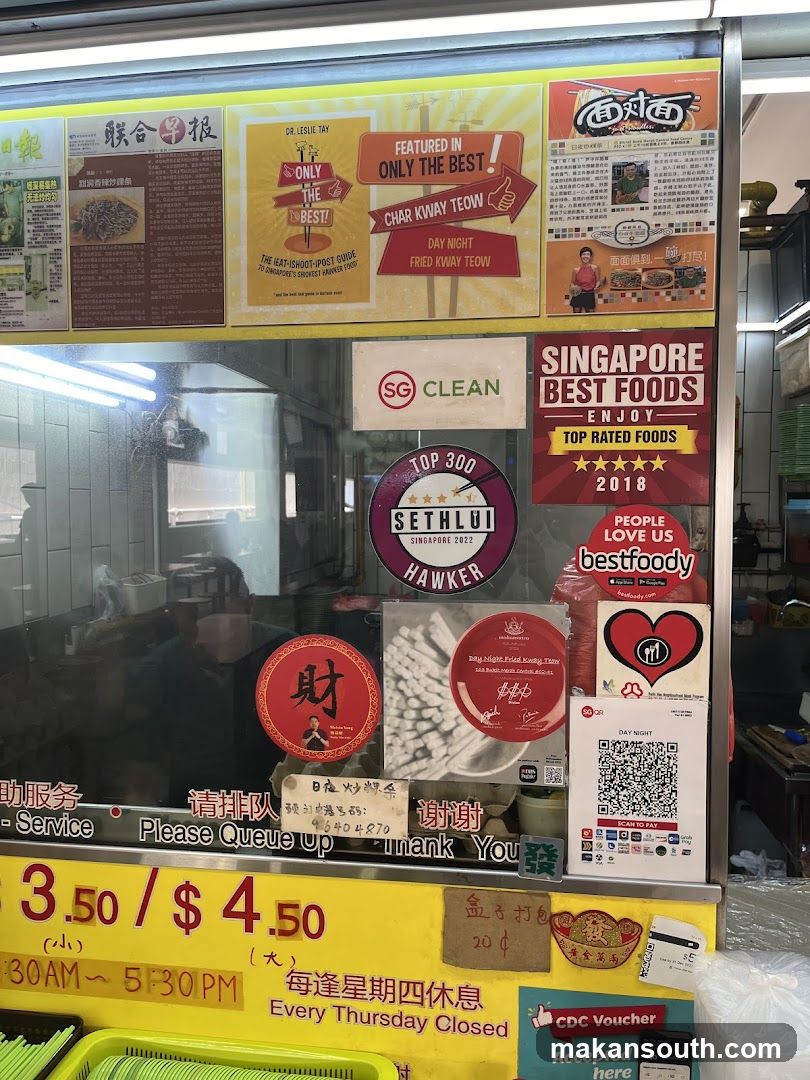Hawker Stall Window Display