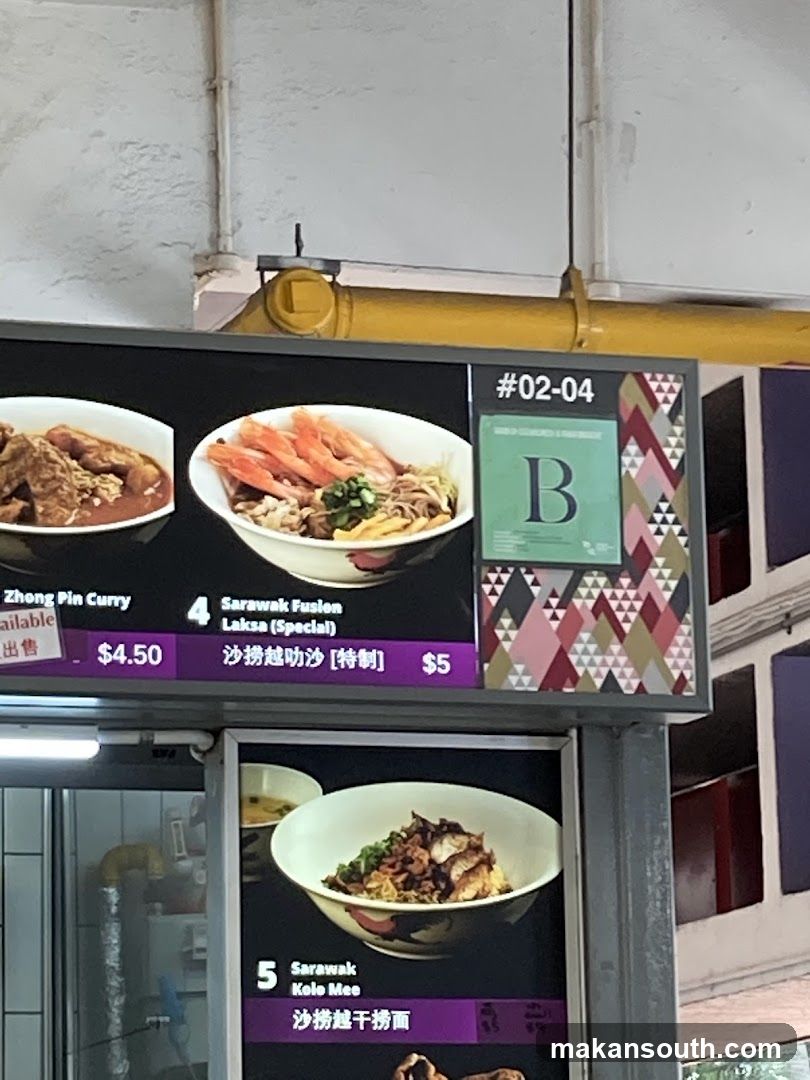 Food Stall Menu Board