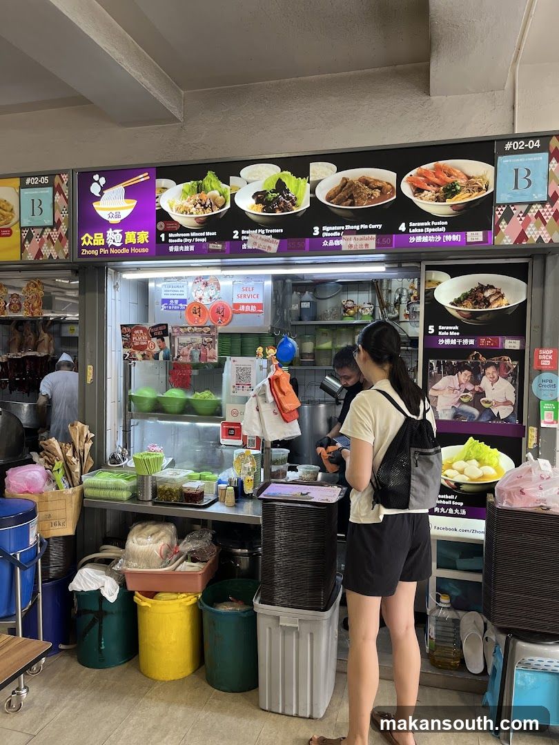 Food Stall Interior View