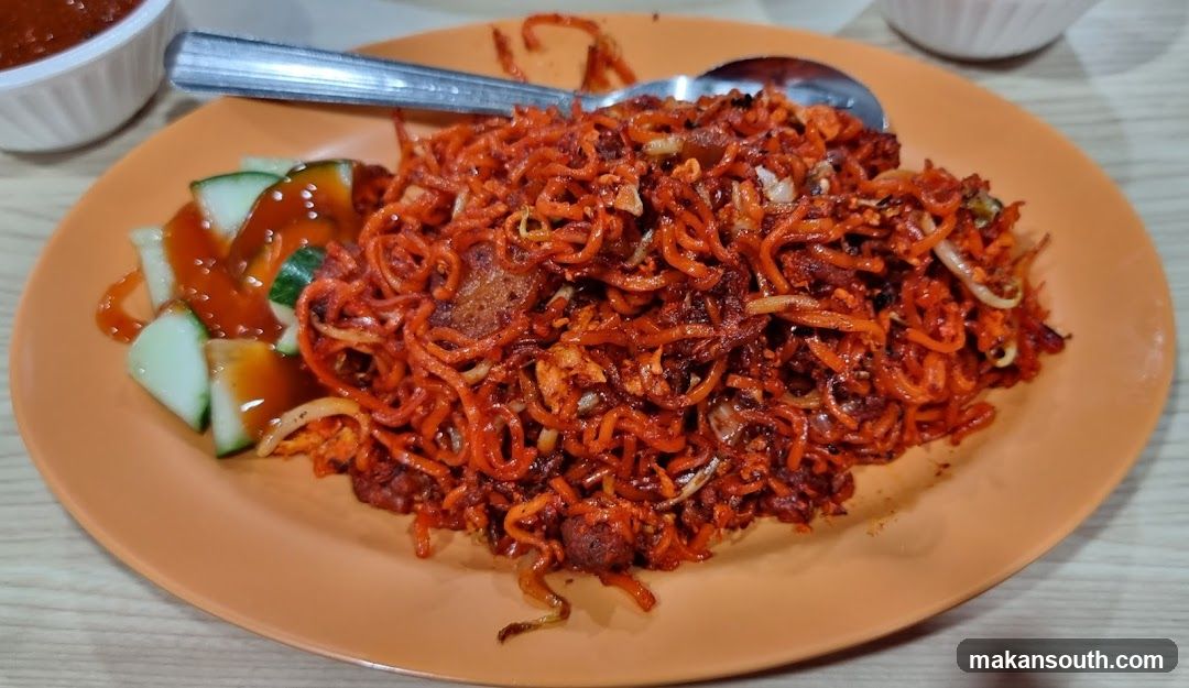 Spicy Noodles with Cucumber Salad