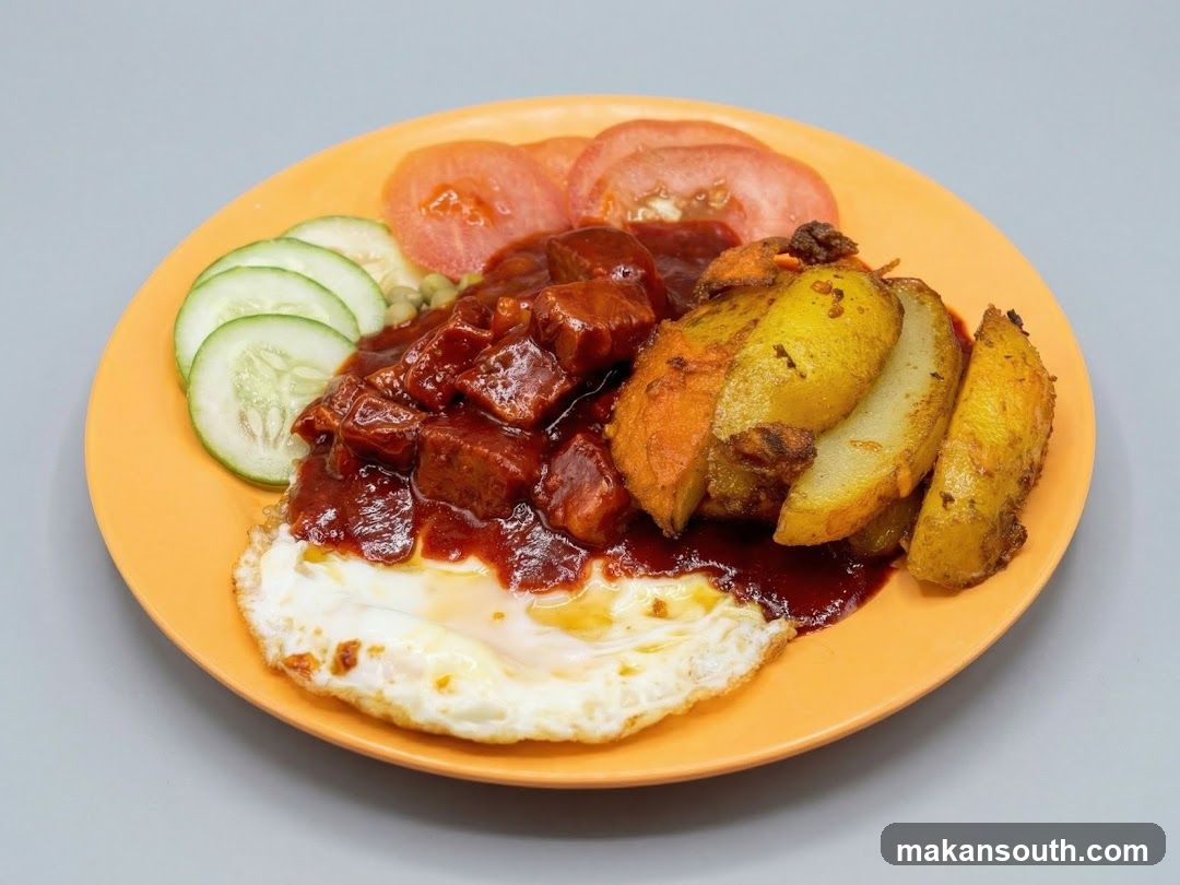 Fried Rice with Curry and Potatoes