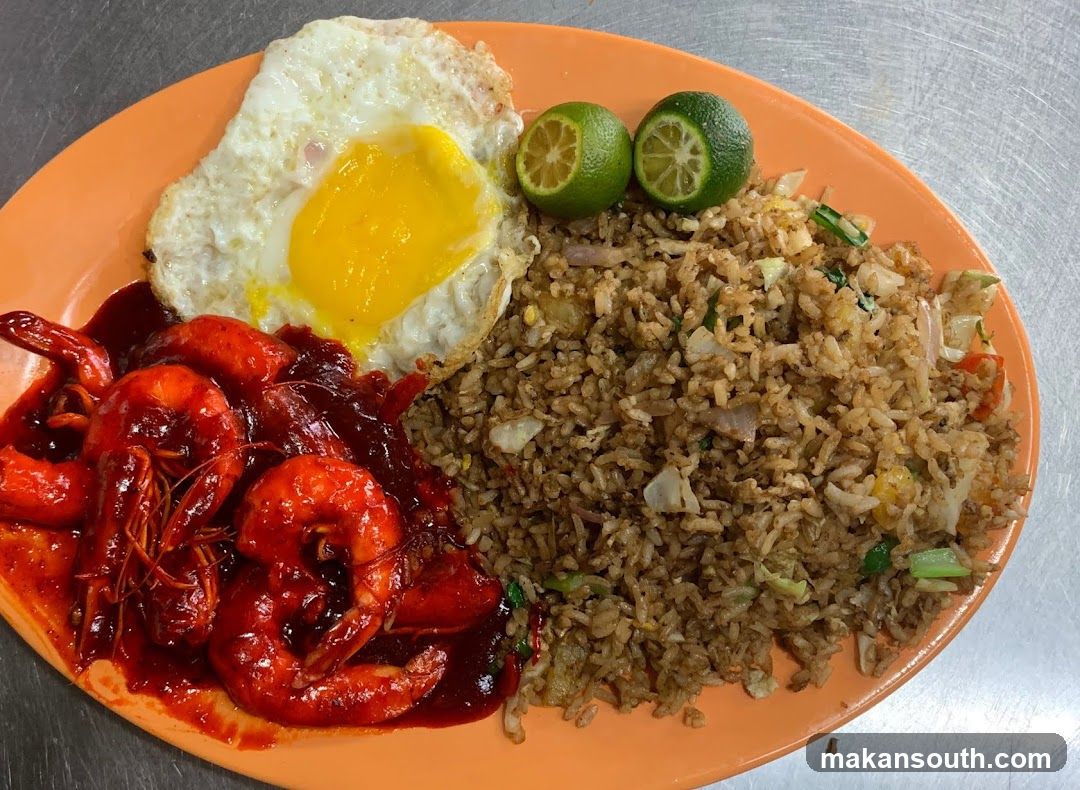Fried Rice with Shrimp and Egg