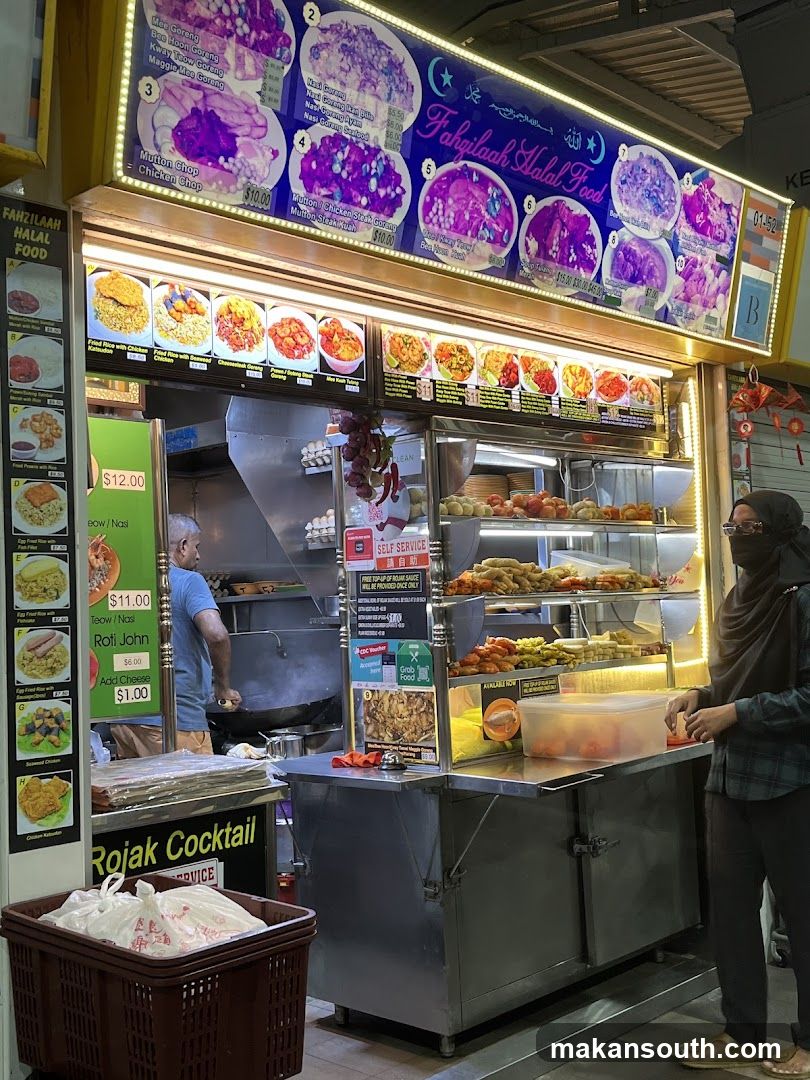 Food Stall Interior View