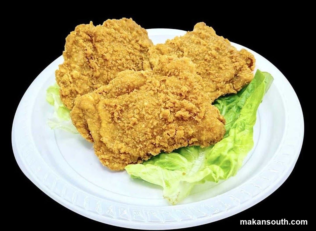Fried Chicken on Plate