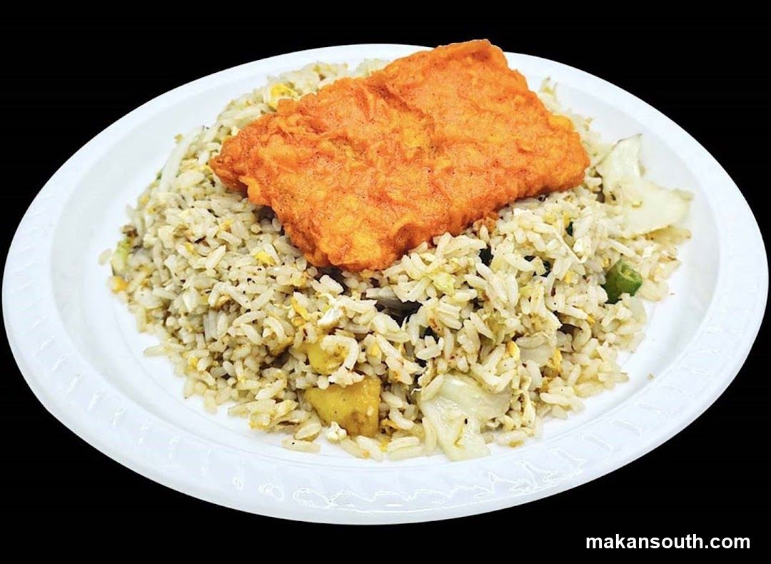 Fried Rice with Crispy Tofu