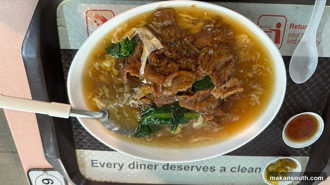 Noodle Soup with Beef and Greens