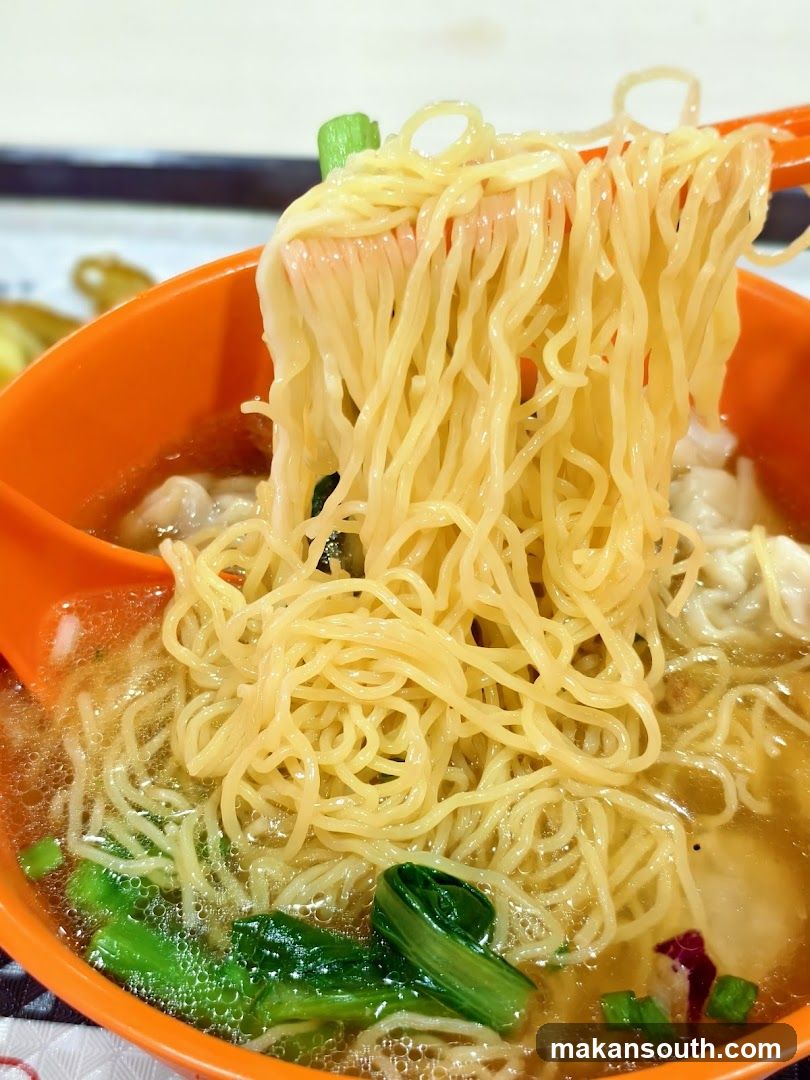 Noodle Bowl with Vegetables and Soup