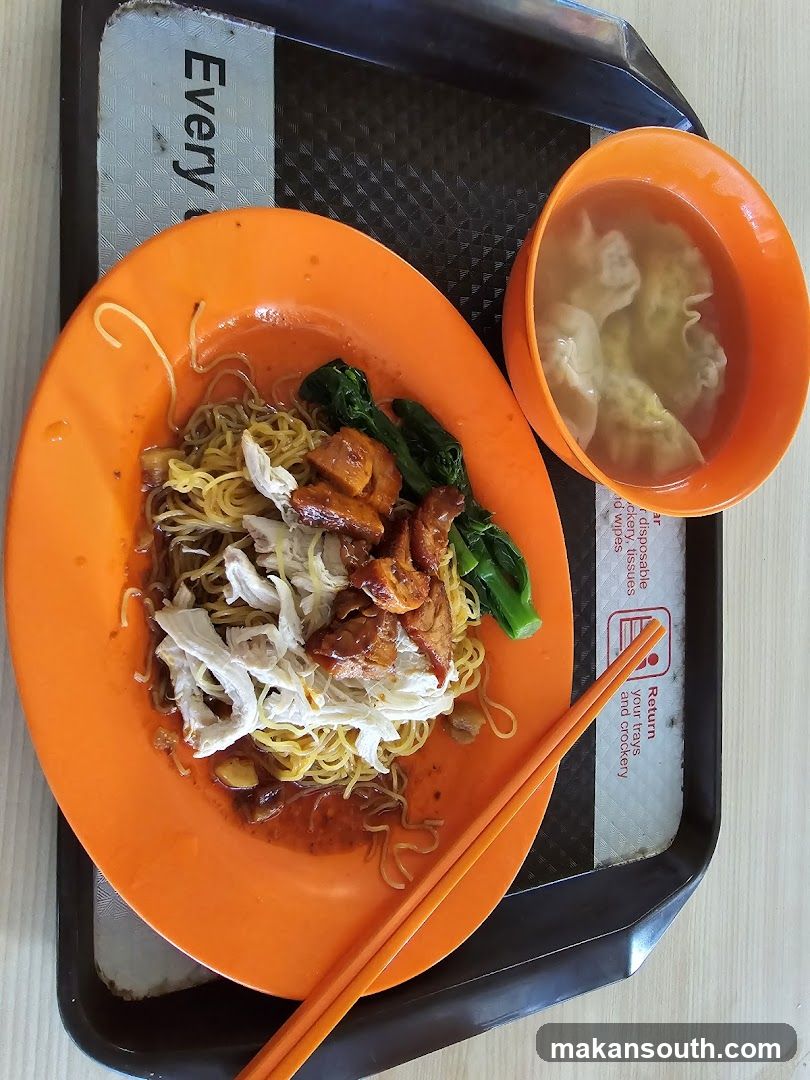 Noodle Meal on Tray