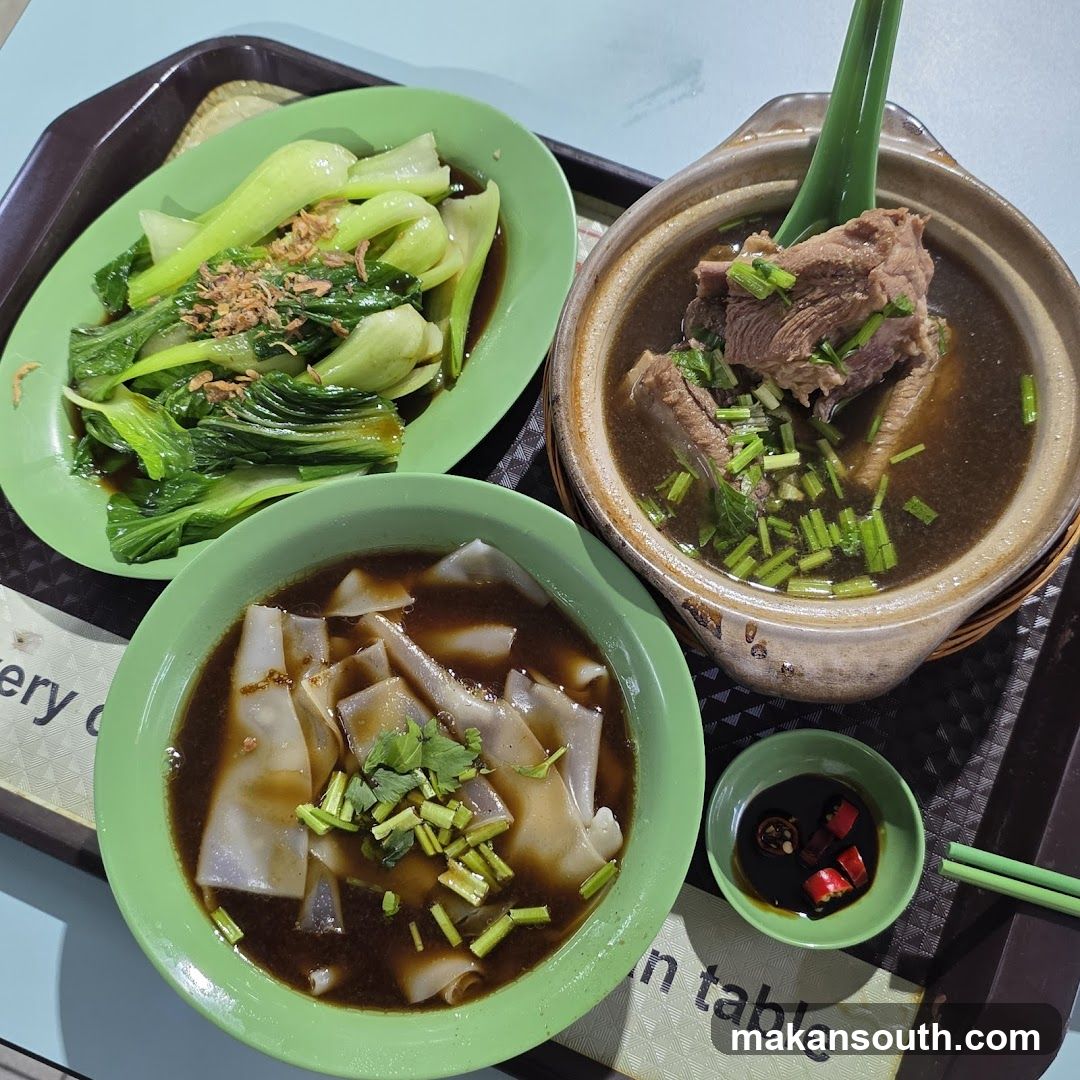 Food Tray with Chinese Dishes