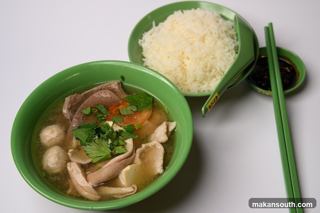 Green Bowl Soup and Rice