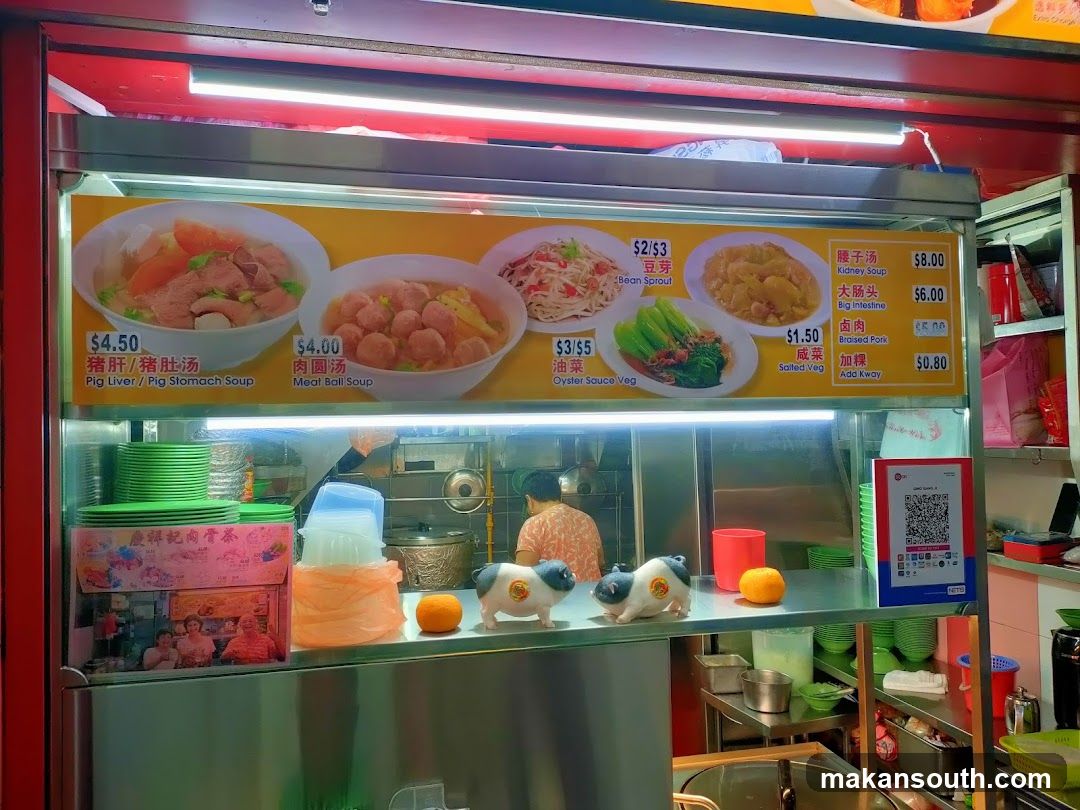 Soup Stall Menu Board