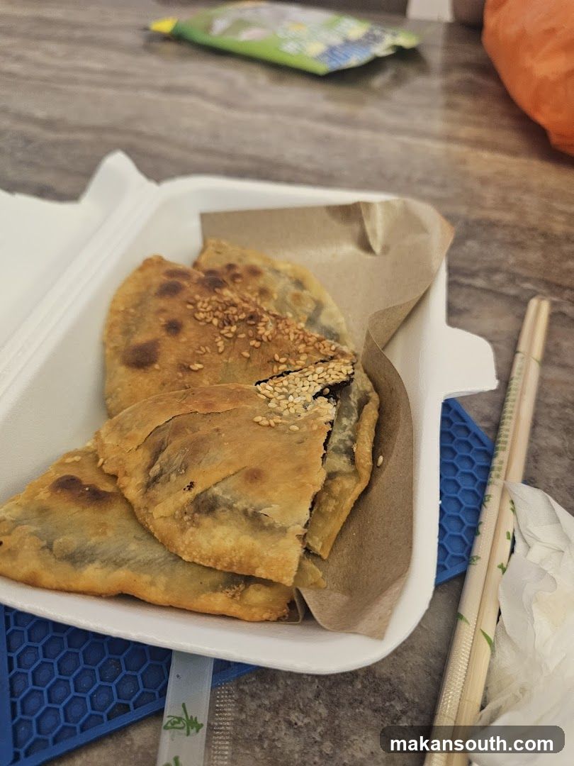 Samosa in Takeout Container