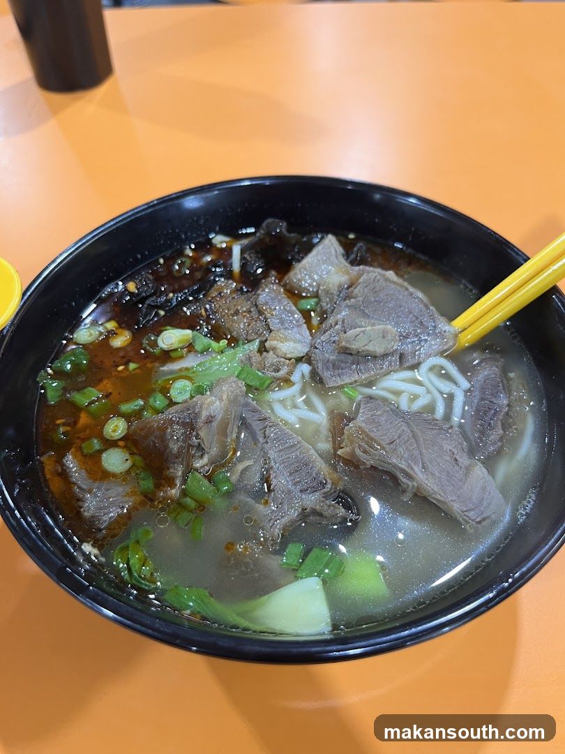 Bowl of Beef Noodle Soup