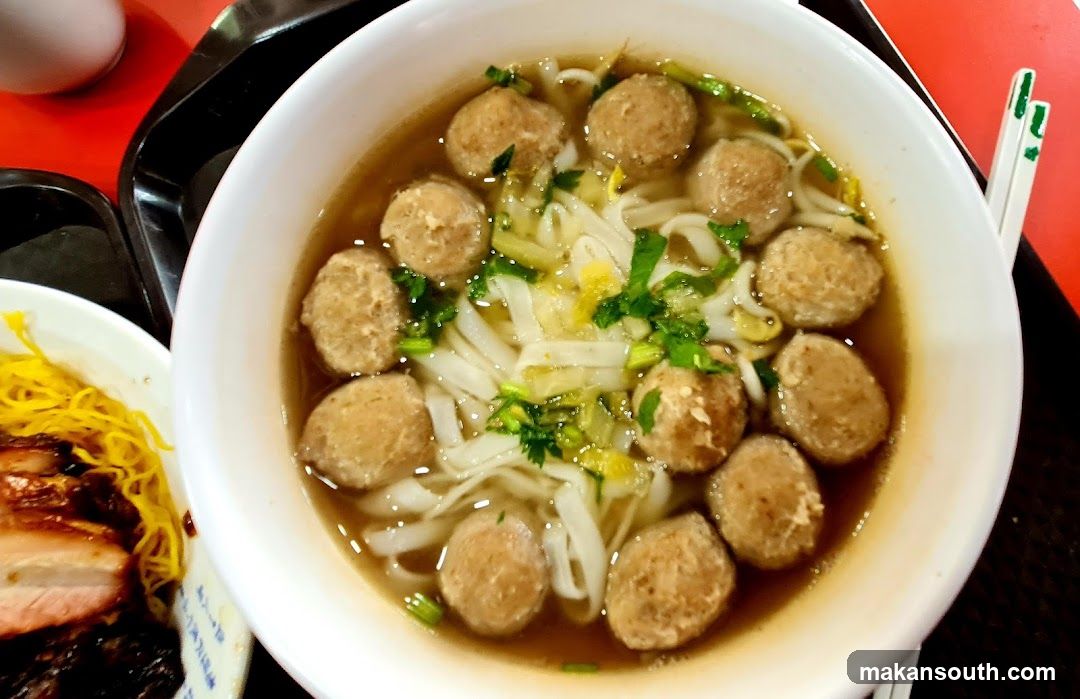 Meatball Noodle Soup Bowl
