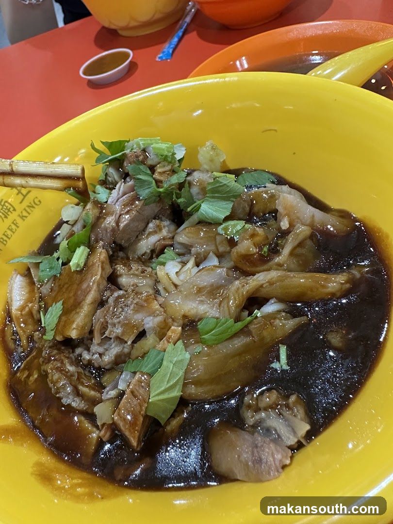 Bowl of Beef Offal Soup