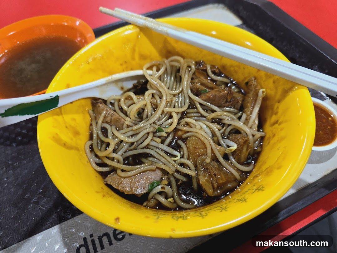 Noodle Bowl with Chopsticks