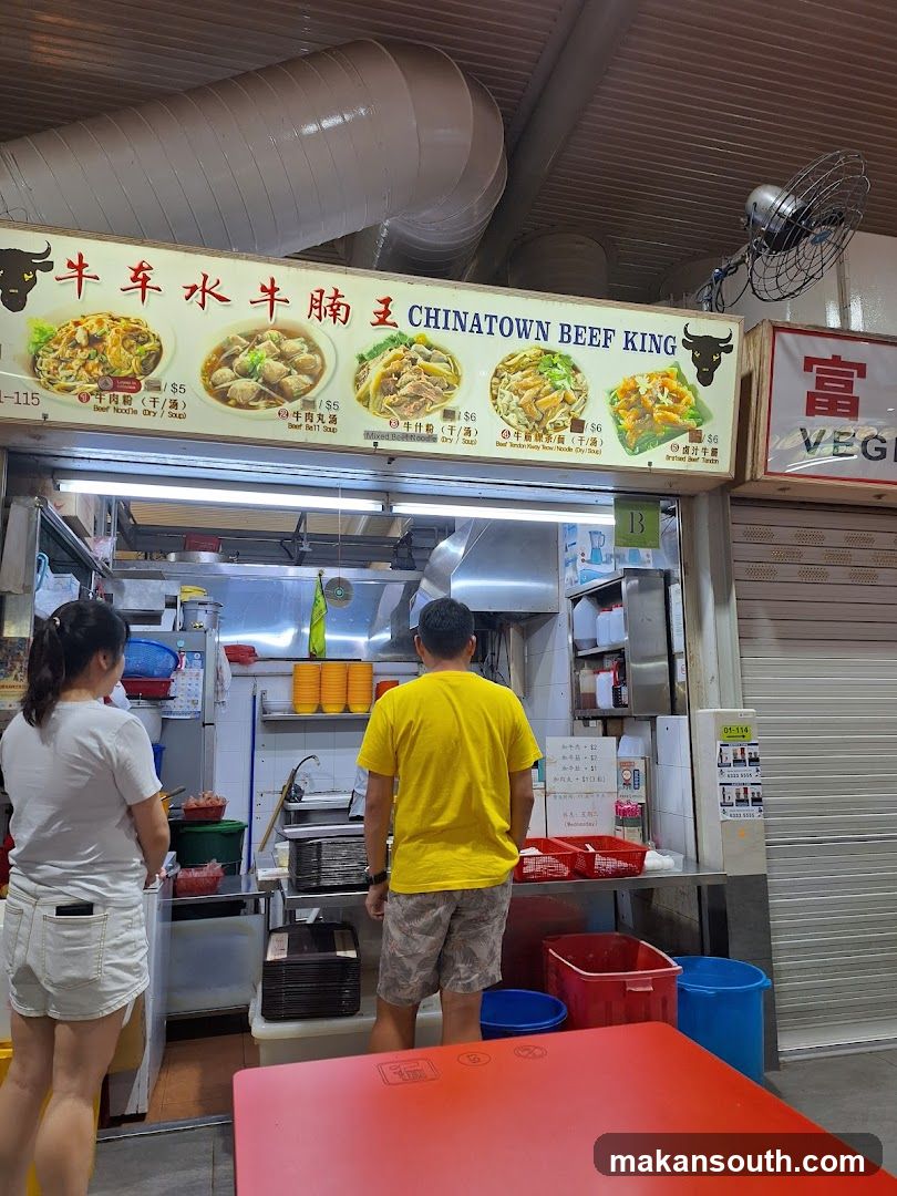 Food Stall Interior View