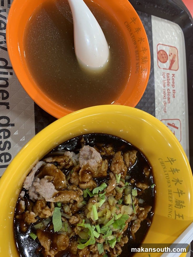 Beef Noodle Bowl with Soup