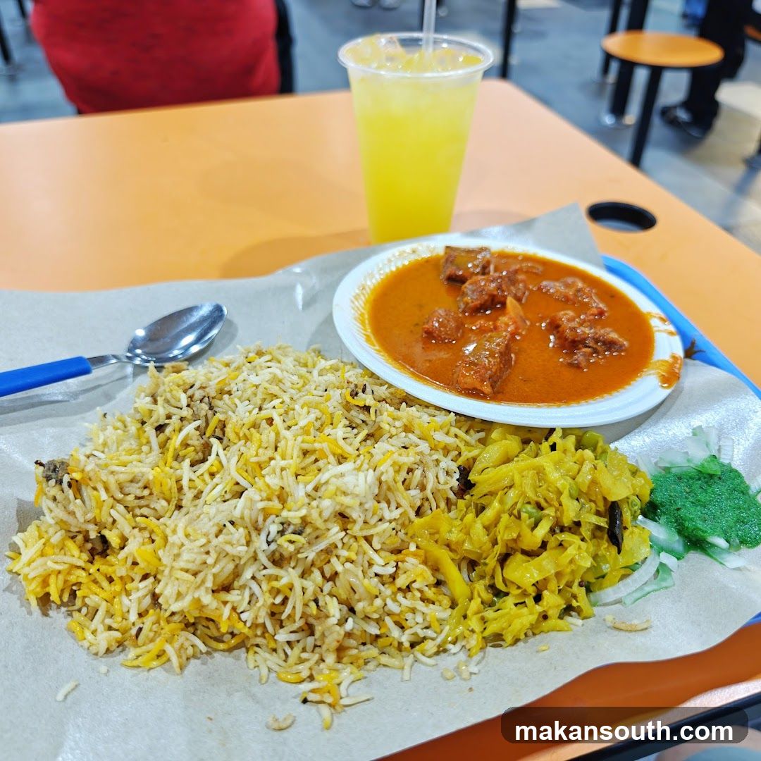 Biryani Meal with Curry and Drink