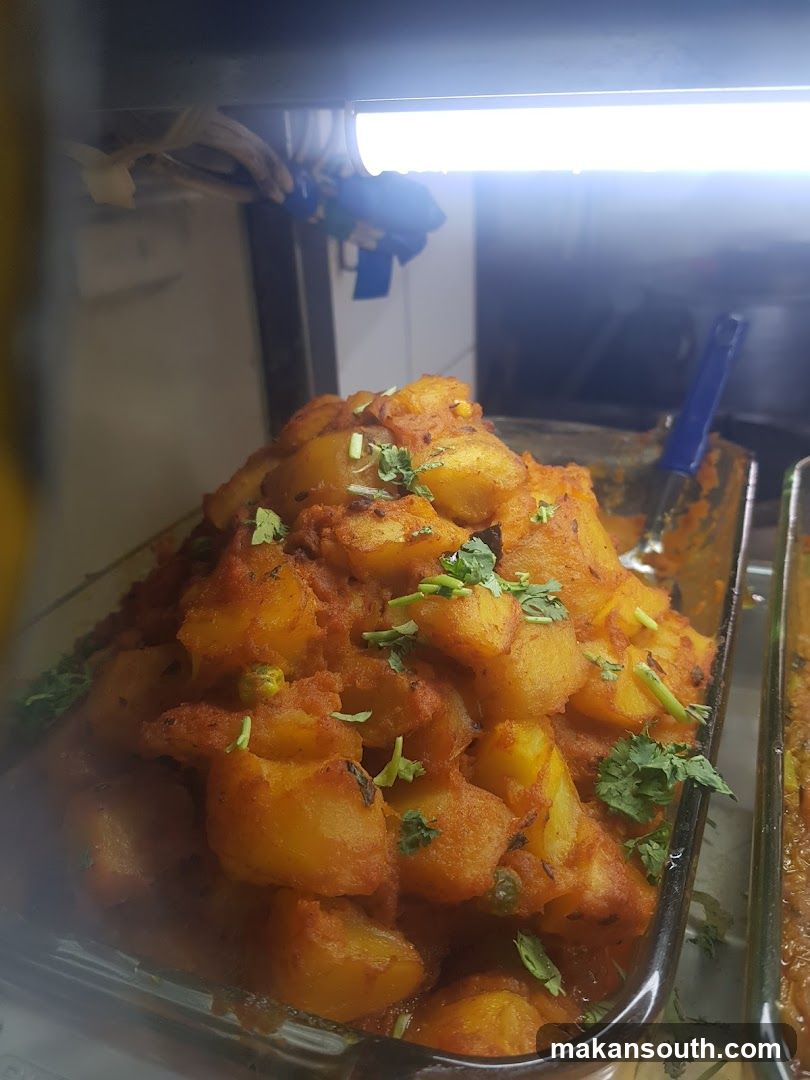 Spiced Potato Dish in Glass Container