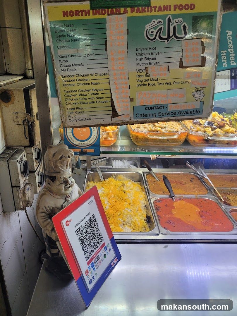 North Indian & Pakistani Food Menu Board