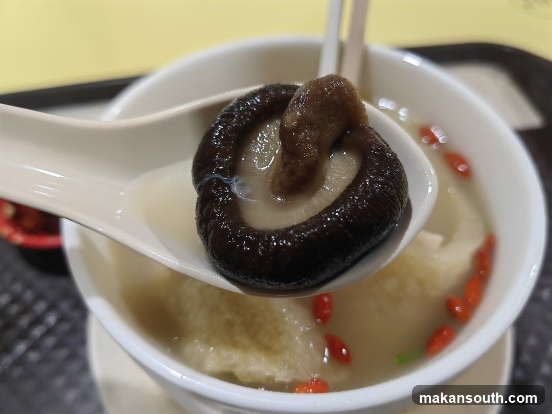 Mushroom Soup with Goji Berries