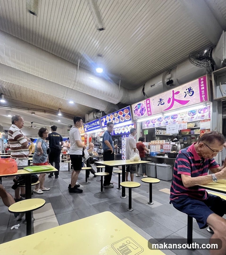 Food Court Interior Scene