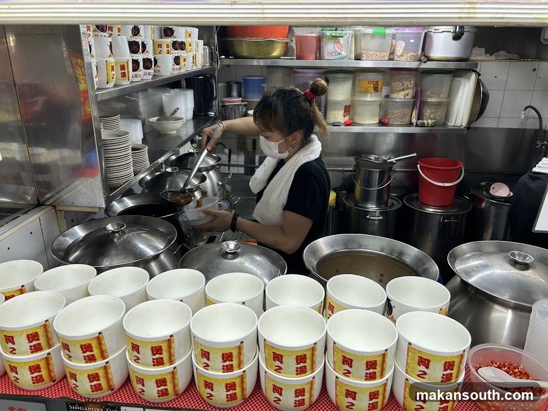 Food Stall Kitchen Scene