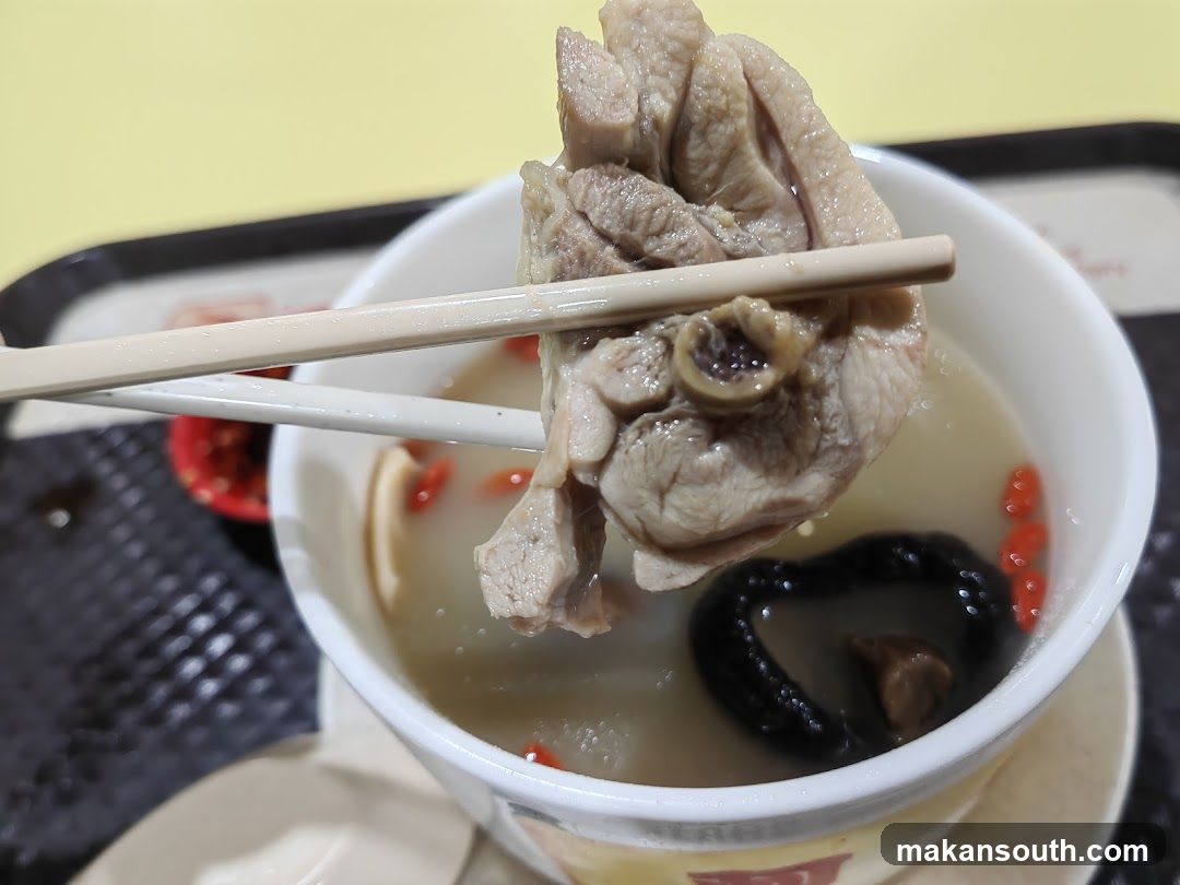 Meat Soup with Chopsticks