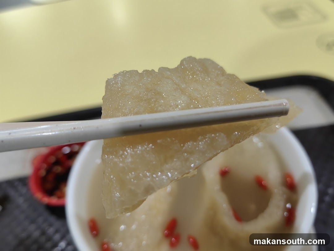 Food Item on Chopsticks