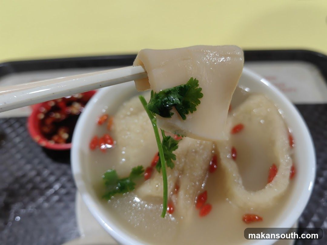 Dumpling Soup with Cilantro