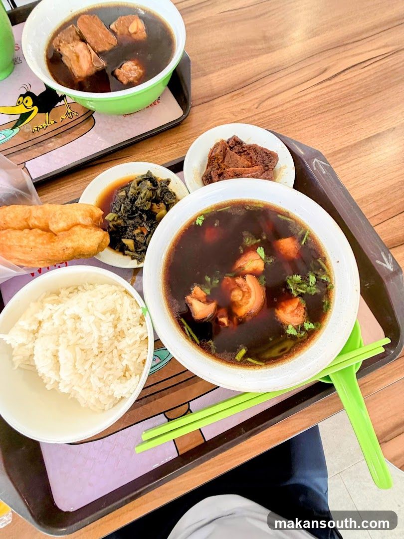 Food Tray with Chinese Dishes