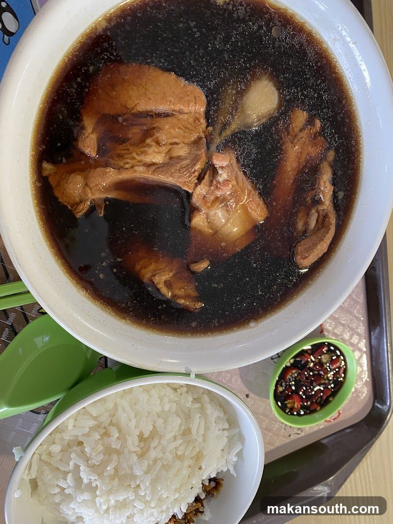 Braised Pork with Rice and Chili Oil