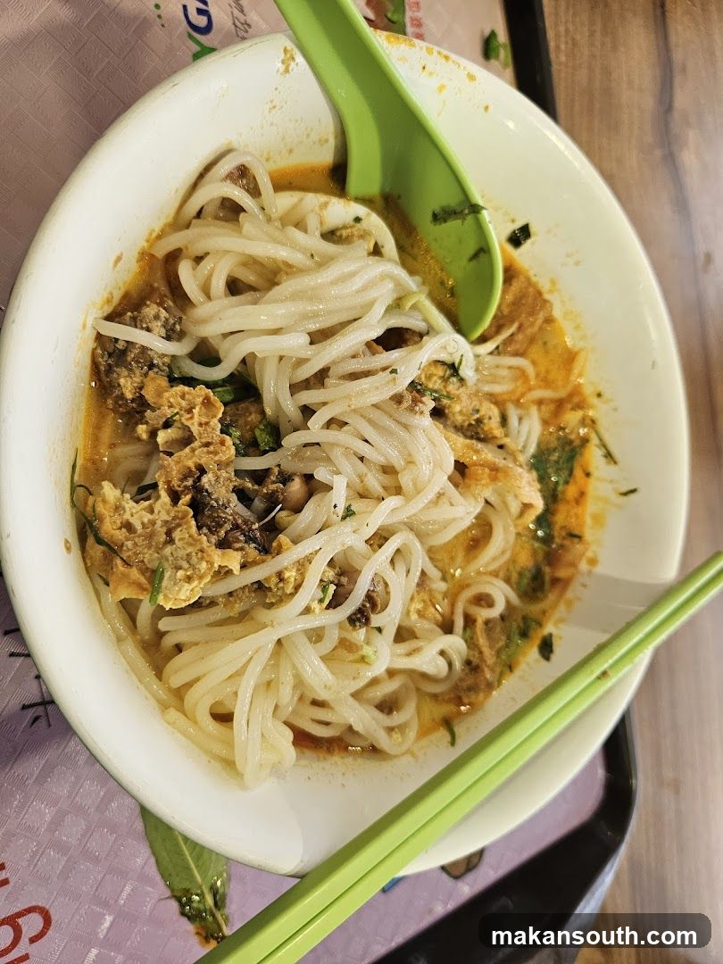 Bowl of Noodles with Broth and Egg