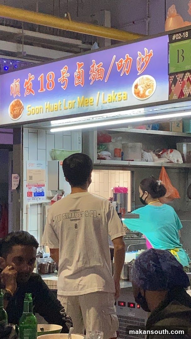 Food Stall Interior Scene