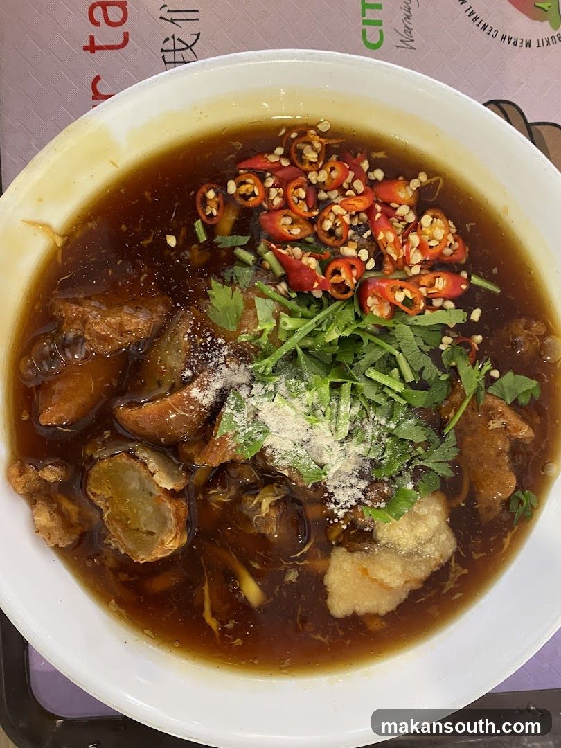 Spicy Noodle Bowl with Toppings