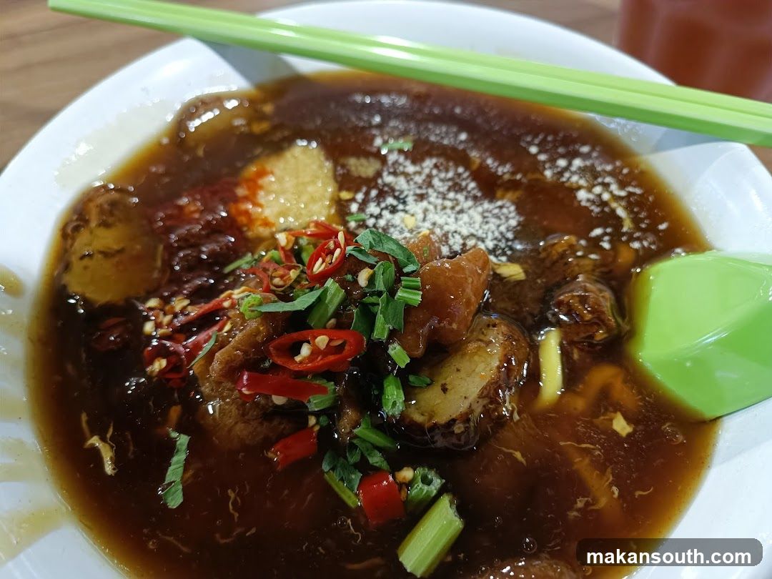 Spicy Noodle Bowl with Toppings