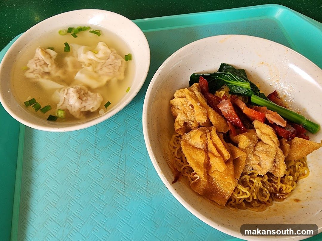 Noodle and Wonton Soup Meal