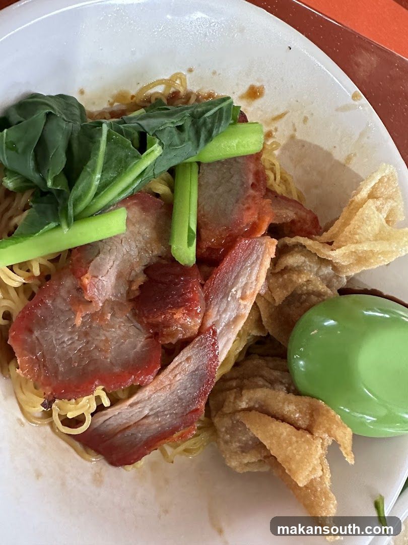 Noodle Dish with Char Siu and Greens